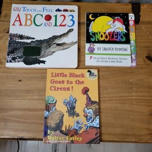 Kids Books Hardcover Set of 3